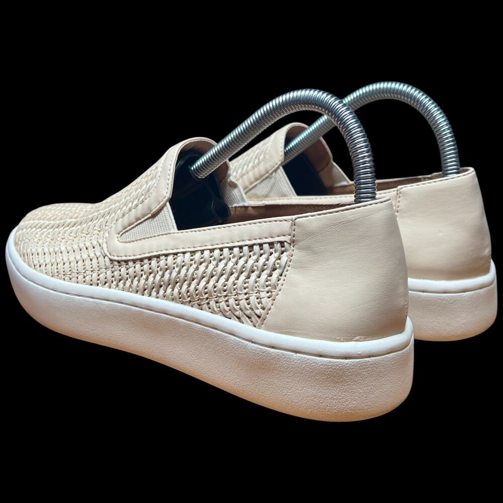 KAARI BLUE Women's 8 Cream Woven Loafer Slip On Comfort Shoes Casual - Picture 4 of 11